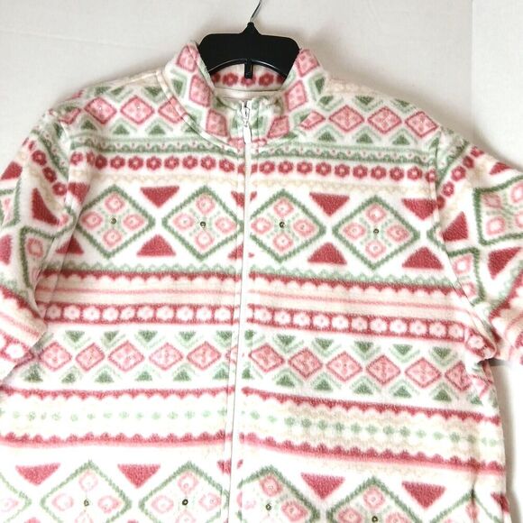 Alfred Dunner PXL 100% Polyester Colorful Casual Jacket with 2 Pockets in Front. - Picture 7 of 12